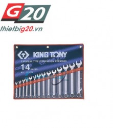 Bộ cờ lê vòng miệng 10-32mm Kingtony 1214MR01 - 14 món